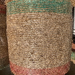 Bio Heurundballen von der Seite.